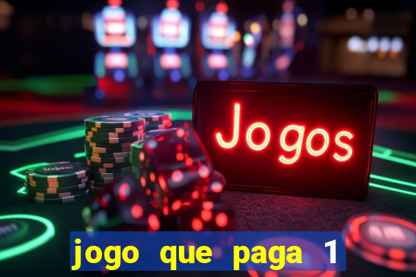 jogo que paga 1 real no pix